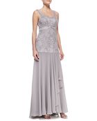 Sue Wong Sleeveless Beaded Full-Skirt Gown - Lyst