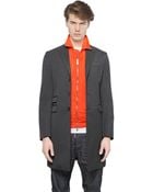 DSquared2 Military Long Wool Coat - Lyst