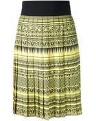 Fausto Puglisi Greek Theme Pleated Skirt - Lyst