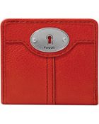 Fossil Marlow Leather Bifold - Lyst