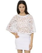 Etoile Isabel Marant Cotton Crocheted Lace Cape - Lyst