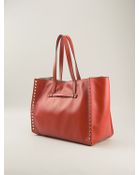 Valentino Rockstud Tote - Lyst