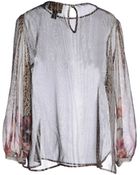 Class Roberto Cavalli Blouse - Lyst