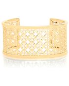 Tory Burch Perforated Logo Skinny Cuff - Lyst