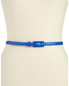 Another Line Skinny Leather Belt - Lyst