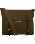 Ally Capellino Olive Jeremy Waxed Cotton Messenger Bag - Lyst