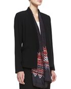 Eileen Fisher Tropical Suiting Open Jacket - Lyst