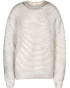 Stella McCartney Silver Foil Jumper - Lyst