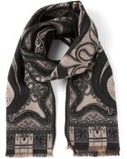 Etro Knit Scarf - Lyst