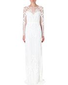 Temperley London Catroux Embroidered Gown Ivory - Lyst