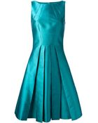Michael Kors Pleated Sleeveless Dress - Lyst