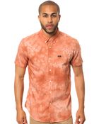 RVCA The That'Ll Do Tye Dye Ss Buttondown - Lyst