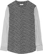 Equipment Lynn Printed Washed-Silk Shirt - Lyst