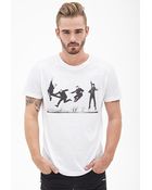 Forever 21 Jumping Beatles Graphic Tee - Lyst