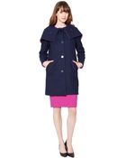 Raoul Wool Blend Hooded Cocoon Coat - Lyst
