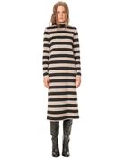 Tibi Cozy Stripe Knit Dress - Lyst