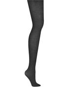 Donna Karan New York Blackened Shimmer Tights - Lyst
