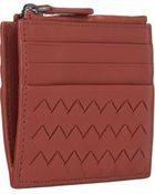 Bottega Veneta Intrecciato Flat Card Case - Lyst