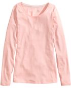 H&M Long-Sleeved Jersey Top - Lyst