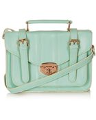 Topshop Turnlock Satchel - Lyst