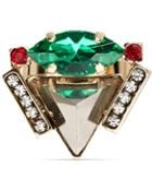 Iosselliani Pyramid Crystal Ring - Lyst