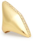 Alexis Bittar Sculptural Ring With Pave Crystal - Lyst