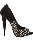 Giuseppe Zanotti Crystal-Embellished Pumps - Lyst