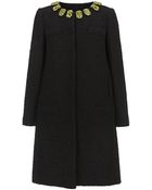 Moschino Cheap & Chic Jewel Boucle Coat - Lyst