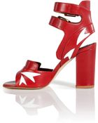 Laurence Dacade Leather Two-Tone Sandals - Lyst