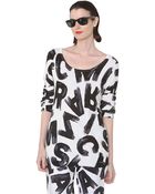 Isaac Mizrahi New York Printed Long-Sleeved Sweater - Lyst