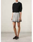 Sea Printed Skirt - Lyst