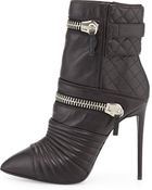 Giuseppe Zanotti Quilted Leather Double-Zip Boot - Lyst