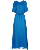 Stefanel Long Dress - Lyst