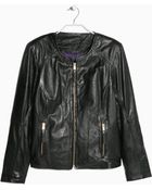 Violeta By Mango Leather Jacket - Lyst