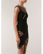 Anthony Vaccarello X Versus Versace Fitted Dress - Lyst