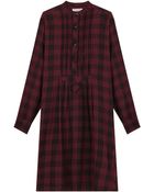 Etoile Isabel Marant Ilaria Cot Check Dress - Lyst