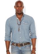 Polo Ralph Lauren Big And Tall Chambray Shirt - Lyst