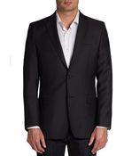 Versace Woolblend Houndstooth Suit Jacket - Lyst