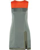 Rag & Bone Lyon Paneled Satin Mini Dress - Lyst