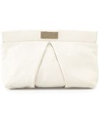 marc jacobs white clutch