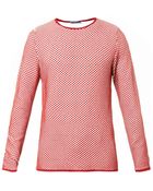 J.W. Anderson Chequered-knit Sweater - Lyst
