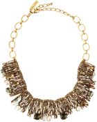 Oscar de la Renta Pearldetailed Branch Bib Necklace - Lyst