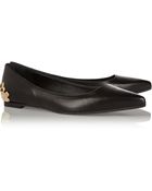 McQ by Alexander McQueen Leather Ballet Flats - Lyst