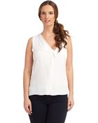 French Connection Sleeveless Blouse - Lyst