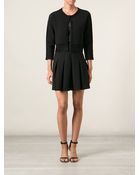 Diane von Furstenberg Open Knit Detail Cardigan - Lyst