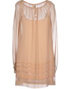 Haute Hippie Short Dress - Lyst
