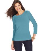 Jones New York Boat-Neck Sweater - Lyst