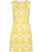 Diane von Furstenberg Carpreena Floral-Jacquard Dress - Lyst