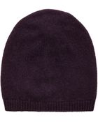 Autumn Cashmere Asymmetric Bag Beanie - Lyst