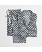 J.Crew Factory Printed Flannel Pajama Set - Lyst